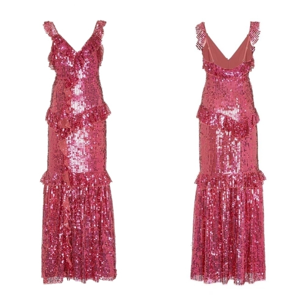 Needle & Thread Scarlett Sequined gown - Picture 10 of 11